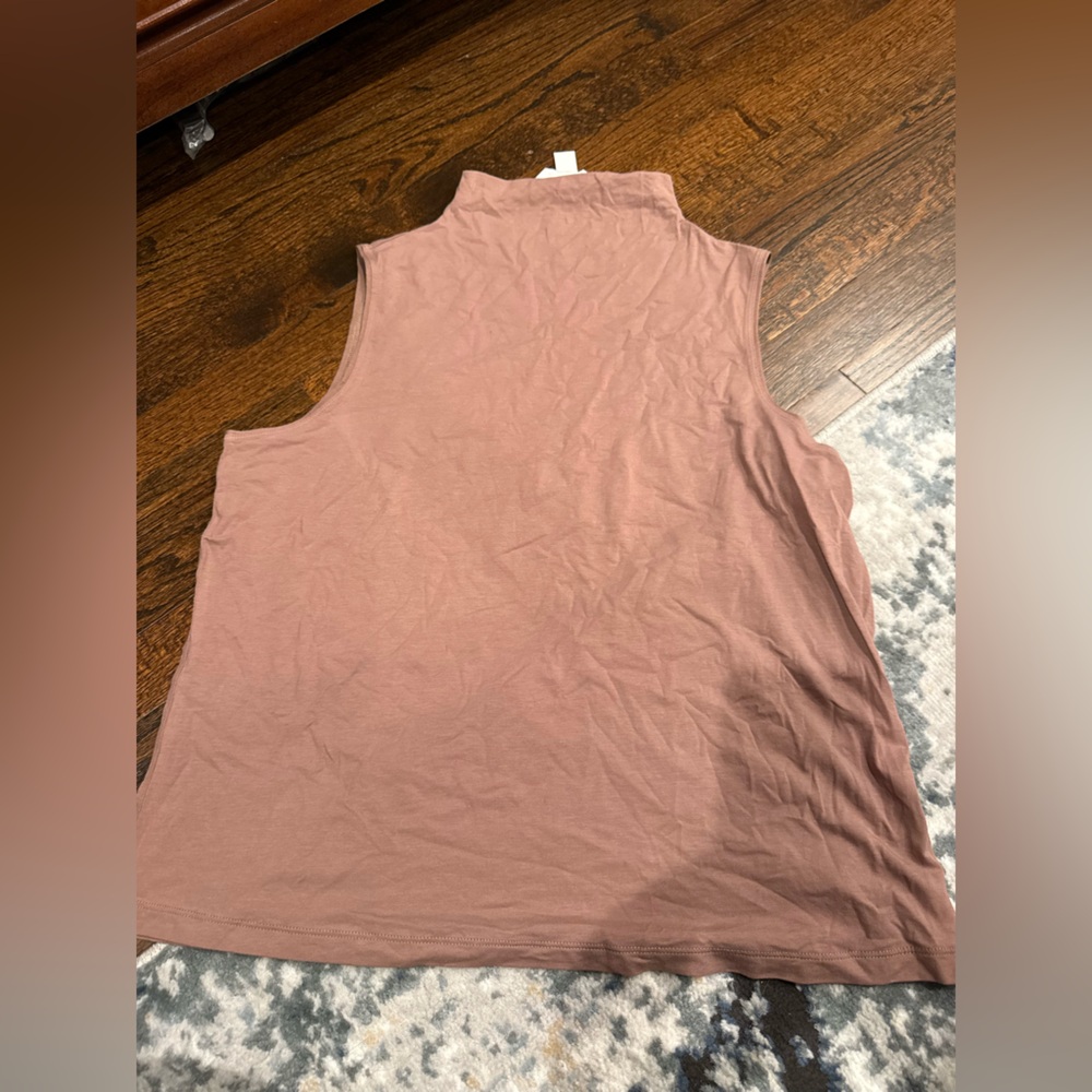 Athleta brown tank top size L EUC